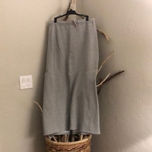 Maxi sweatshirt skirt